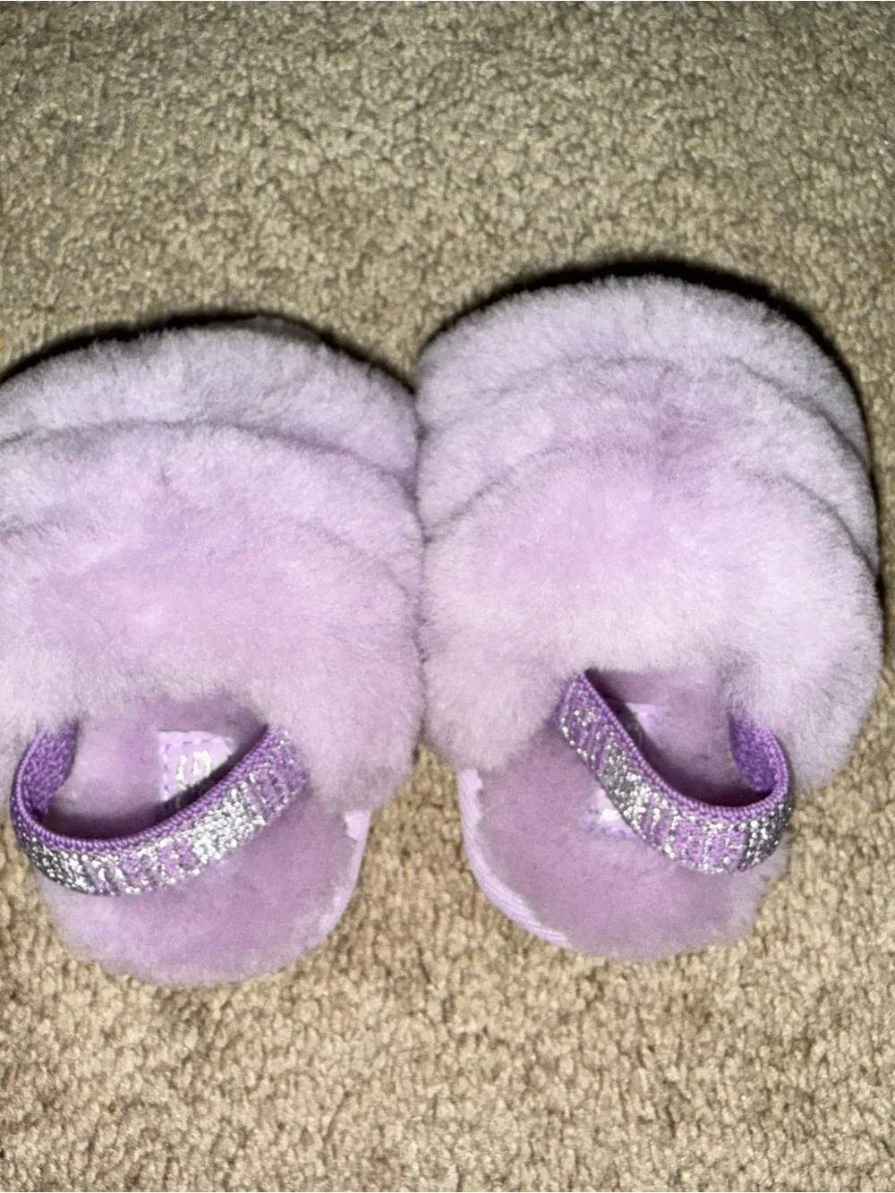 UGG Fluffy Baby Slides 6-12M